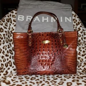 Brahmin Crocodile Handbag